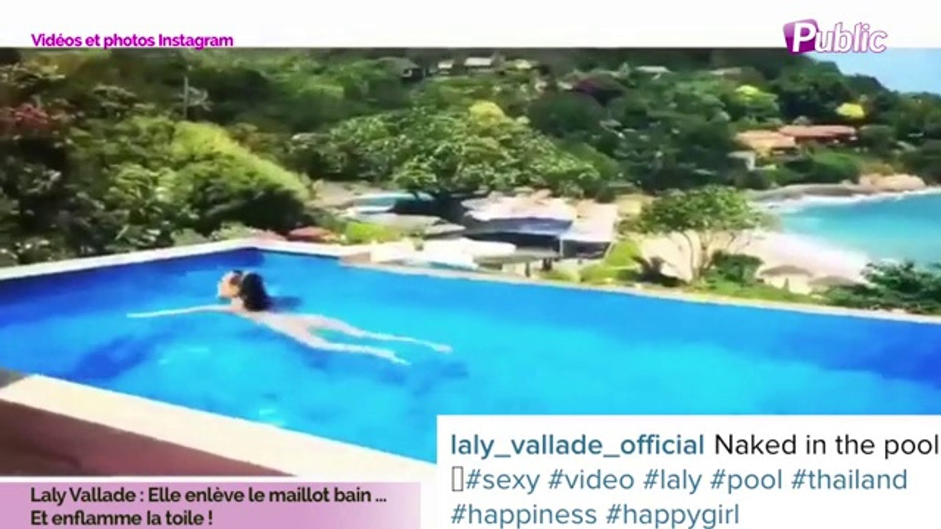 Exclu Vidéo : Laly Vallade : Elle enlève le maillot bain et enflamme  Instagram ! - Vidéo Dailymotion