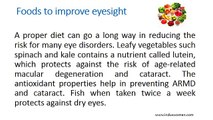 How to Improve Eyesight Naturally ?- Vision Improving Foods & Tips & Exercises
