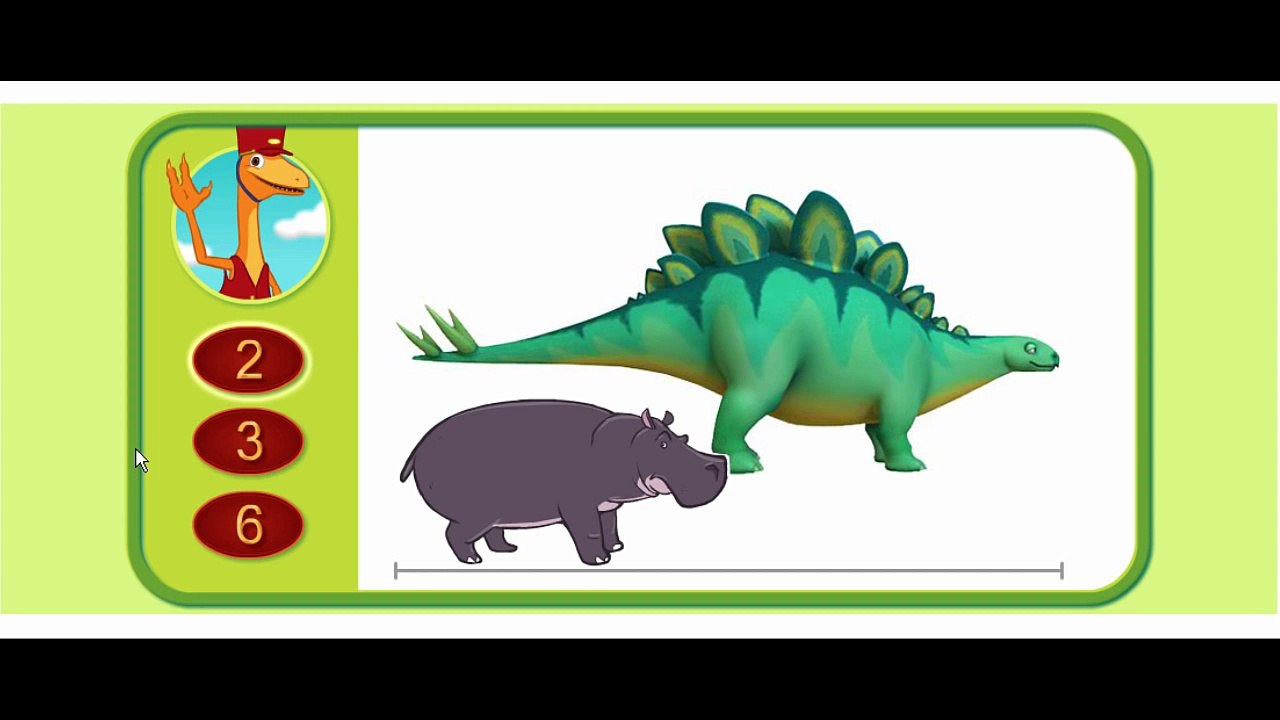 Dinosaur Train How Big Are You Cartoon Animation PBS Kids Game Play Walkthrough