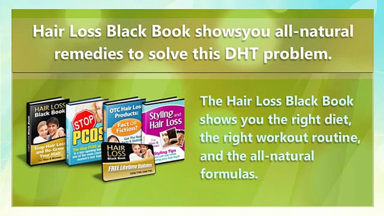 Hair Loss Black Book Review: A Resource of Hair Loss Remedies