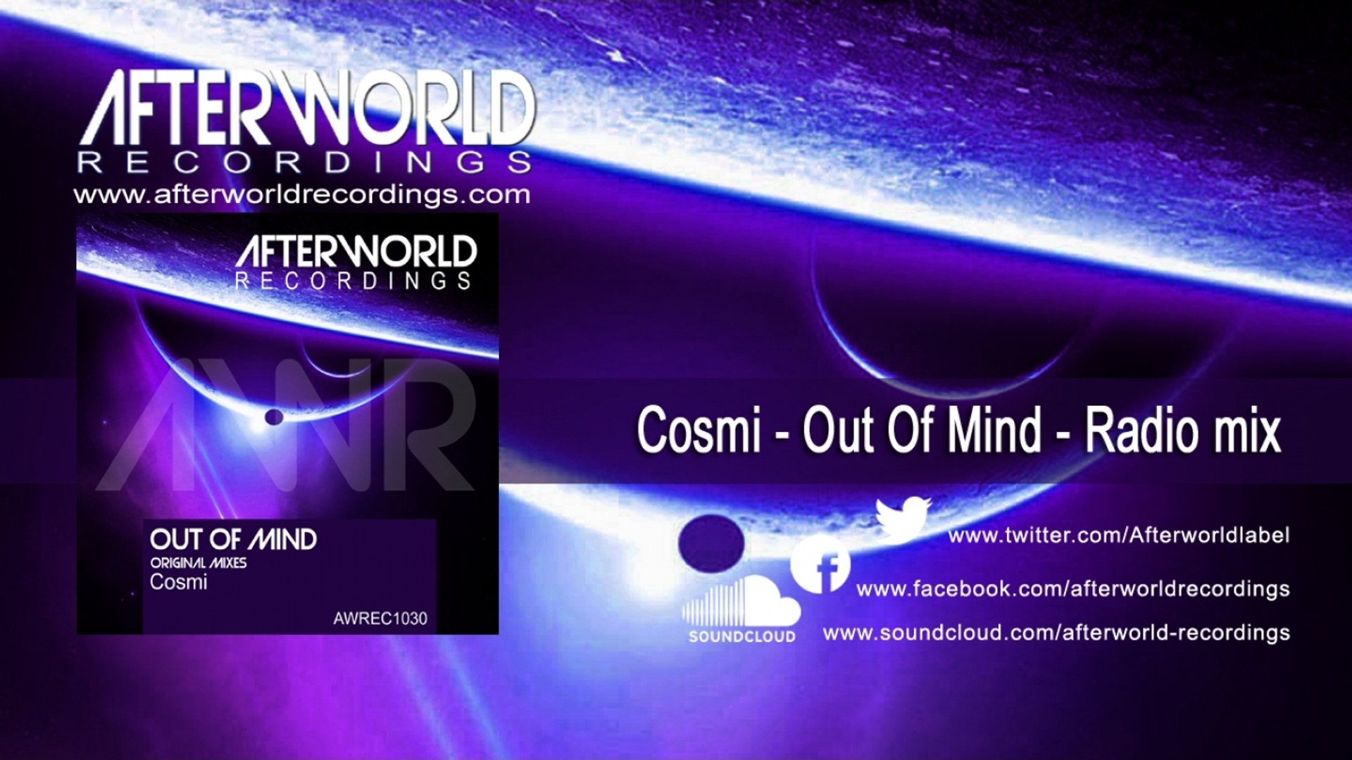 Cosmi - Cosmi - Out of mind Radio Mix [Official Audio Video AWREC1030V]