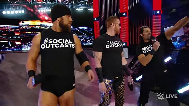 The Usos vs. Curtis Axel & Adam Rose- Raw, February 1, 2016