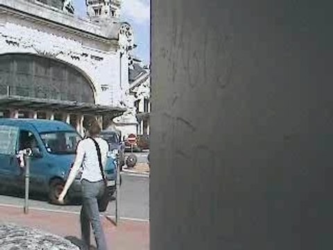 Camera cacher gare de limoges avec le boulet