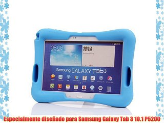 Contever? Salud Ecol?gica EVA Silicona Ni?os Funda Para Samsung Galaxy Tab 3 10.1 P5200 A prueba