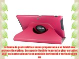 kwmobile 3en1: FUNDA DE CUERO SINT?TICO 360? Premium para Asus Memo Pad 10 ME102A en Rosa con