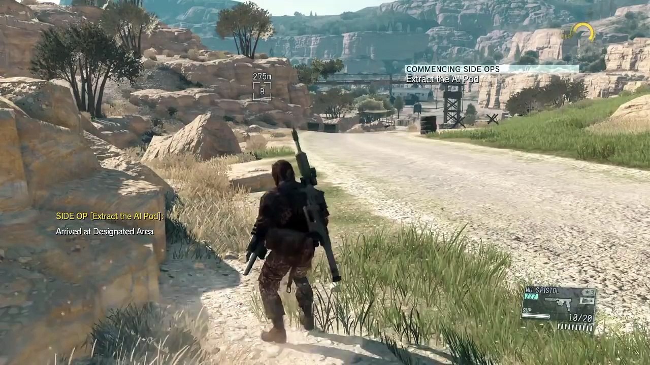 METAL GEAR SOLID V: THE PHANTOM PAIN side ops Extract the AI pod