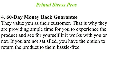 Primal Stress Review +++100% Real and Honest+++