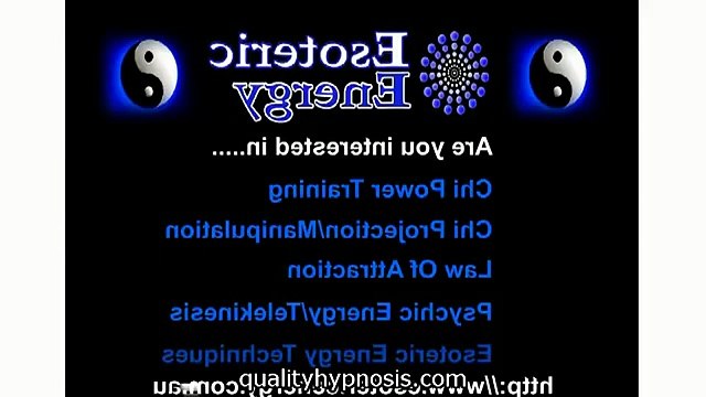 Qualityhypnosis.com Esoteric Energy Chi power plus Psychic energy Hypnosis Law of attraction
