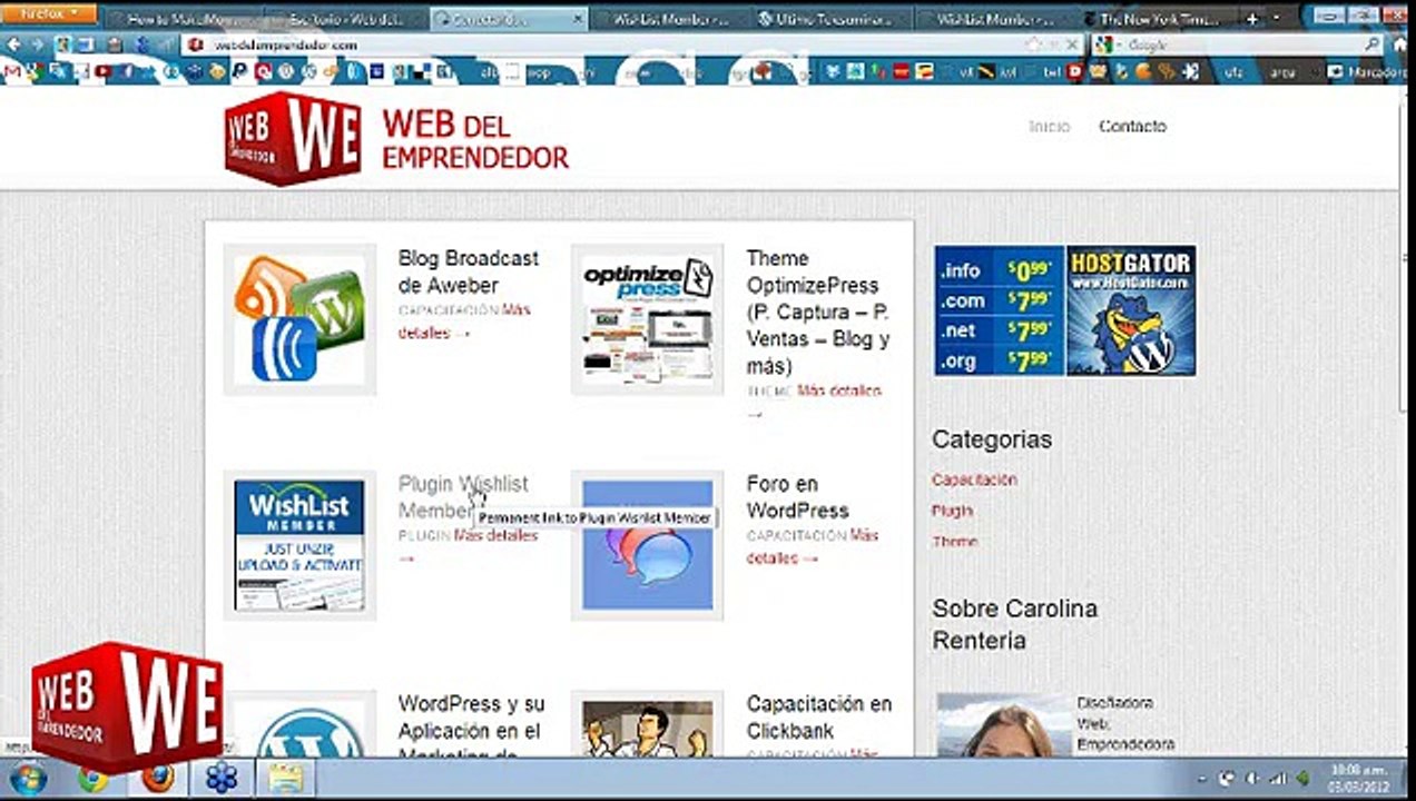 Introducción uso del plugin Wishlist Member - WordPress