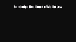 [PDF Download] Routledge Handbook of Media Law [PDF] Online