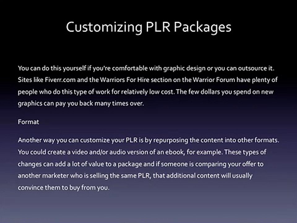 How To Make A Private Label Rights Package Your Own