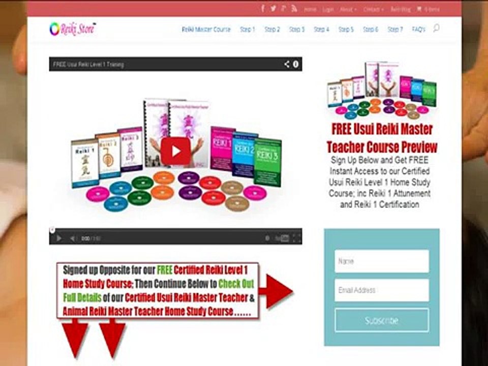 Usui Reiki Master Video Home Study Course