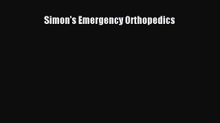 [Téléchargement PDF] Simon's Emergency Orthopedics