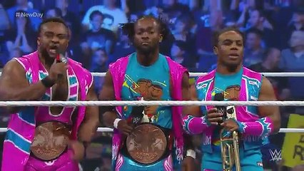 The Miz and The New Day get repelled by Uso-Crazy- SmackDown, Jan. 28, 2016
