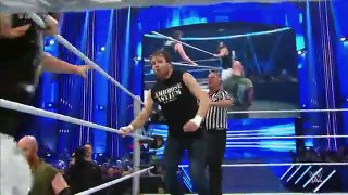 Roman Reigns, Dean Ambrose & Chris Jericho vs. Bray Wyatt, Harper & Rowan- SmackDown, Jan. 28, 2016