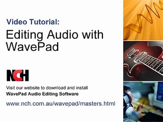 WavePad Audio Editing Software | Intro to Editing