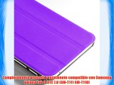 VEO | Funda Ultra Slim Para Samsung Galaxy Tab 3 LITE 7.0 Smart Case Ligera MORADO