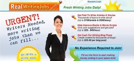 Real Writing Jobs Affiliate Program online jobs !!