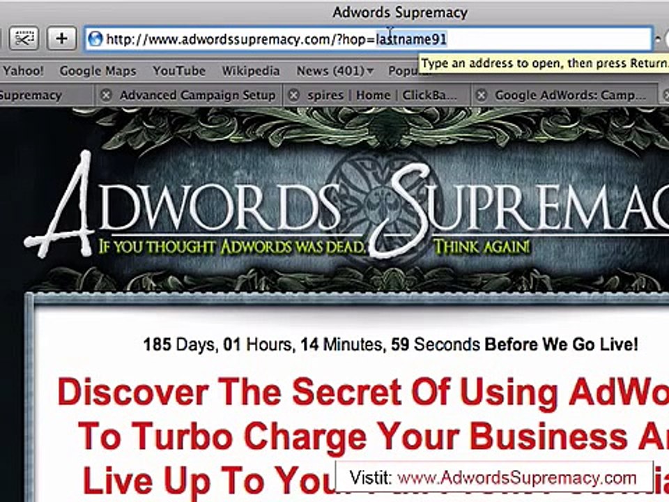 2/2 - Make Money While You Sleep - Adwords Affiliate Marketing Secrets Revealed