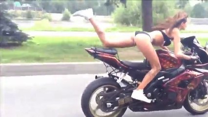 Russian Biker Girl---- MUST WATCH---- -nice and new.