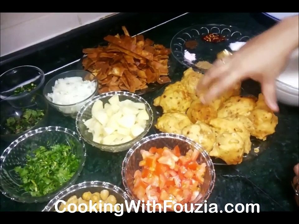 Papree Chat with yogurt  (Cooking With Fouzia )