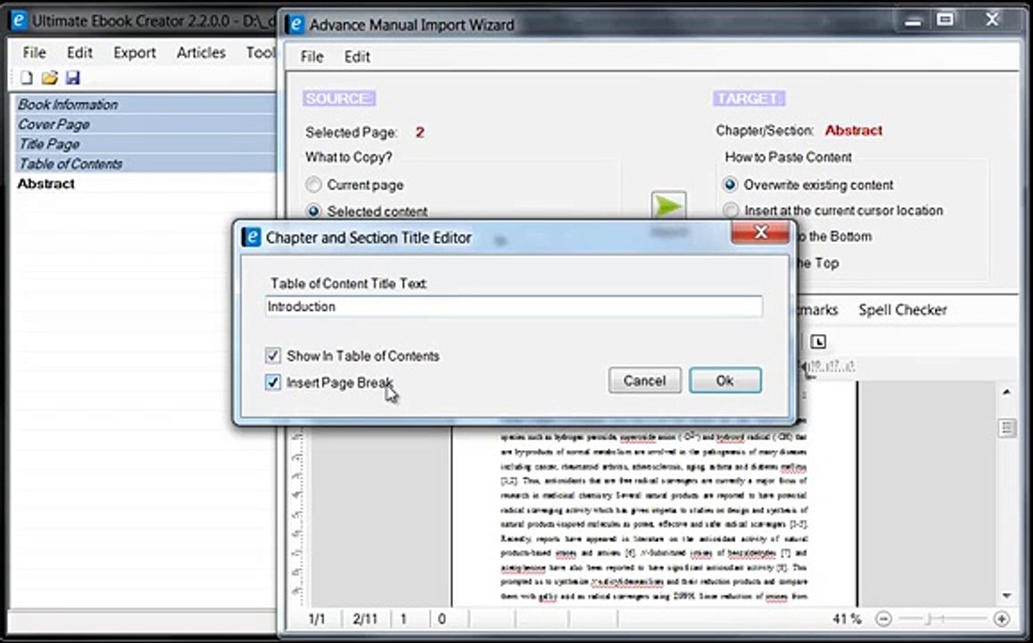 Ultimate Ebook Creator - Import Complex Formula Documents