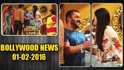 Salman Khan SURPRISES Katrina Kaif On Comedy Nights Live  | 1st Feb 2016