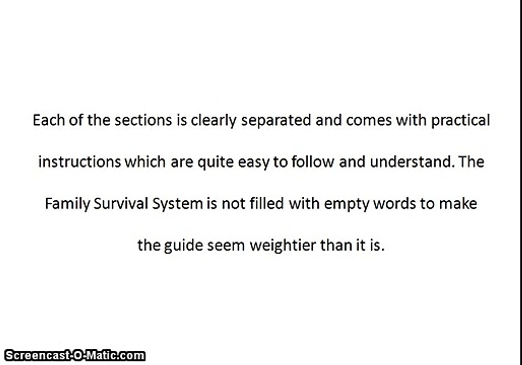 Family Survival System Review | Family Survival System Discount