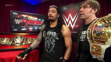 Stephanie McMahon plays mind games with Roman Reigns and Dean Ambrose- Raw, February 1, 2016