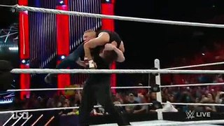 Brock Lesnar attack Dean Ambrose at 1st February 2016