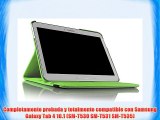 JAMMYLIZARD | Funda De Piel Giratoria 360 Grados Para Samsung Galaxy Tab 4 10.1 Smart Case