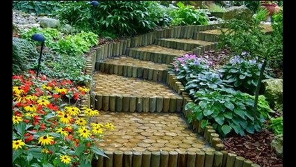 Лестницы в ландшафте сада