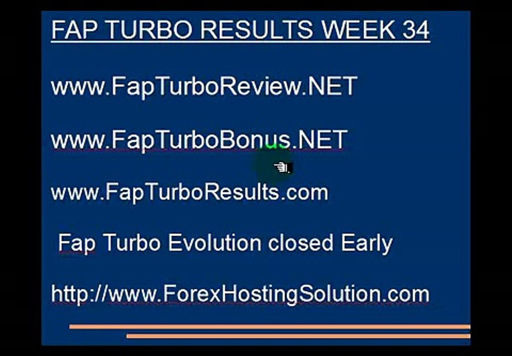 Fap Turbo Week 34 Results
