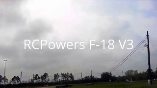 RCPowers F-18 V3 Slow Flying, Vertical, Hover, and Land