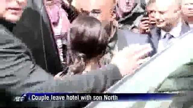 Kim Kardashian et Kanye West à Paris pour leur mariage