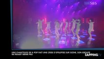 Le comportement honteux d'un groupe de K-pop alors que l'une de ses membres fait une crise d'épilepsie ! (vidéo)