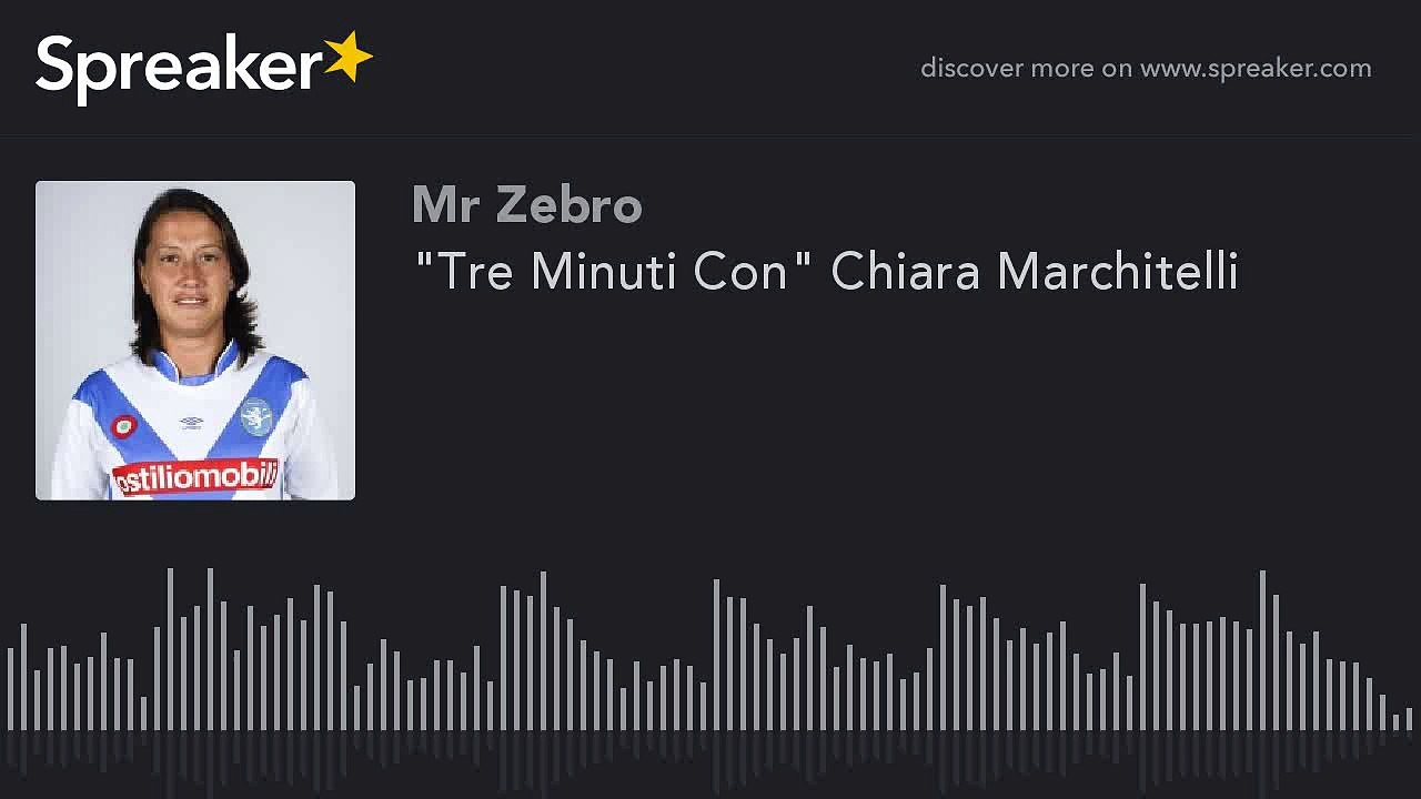 "Tre Minuti Con" Chiara Marchitelli