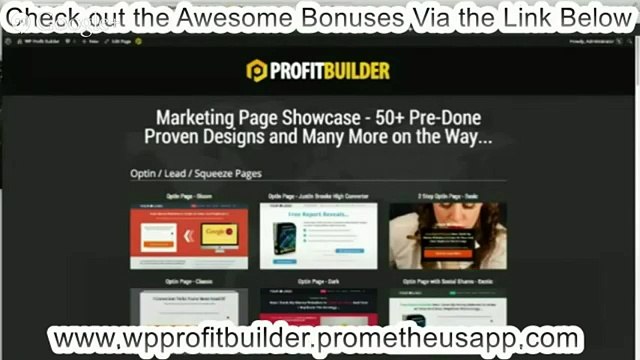 GET WP PROFIT BUILDER | WP PROFIT BUILDER REVIEW