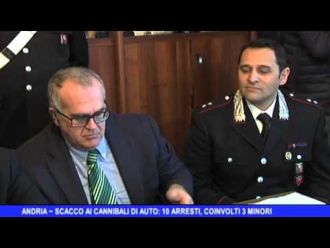 Andria | Scacco alla banda dei cannibali di auto, 10 arresti. Coinvolti 3 minori
