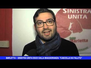 Barletta |  Sinistra Unita esce dalla maggioranza