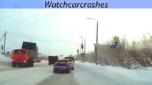 Dash cam footage of Russian car crashes