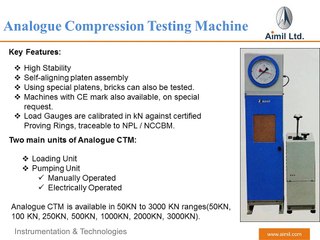 Compression Testing Machine (Aimil)