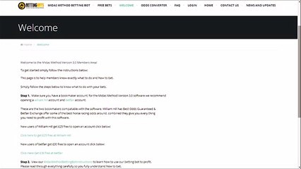 A Tour of the Midas Method 3 0 Members Area