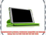 JAMMYLIZARD | Funda De Piel Giratoria 360 Grados Para Samsung Galaxy Tab 4 8.0 Smart Case Cover