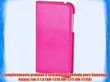 JAMMYLIZARD | Funda De Piel iTrio Para Samsung Galaxy Tab 3 7.0 Ultra Smart Case Cover ROSA