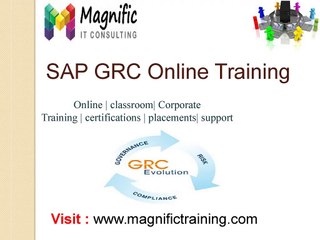 SAP GRC ONLINE TRAINING IN DUBAI|MALAYSIA|GERMANY|THAILAND