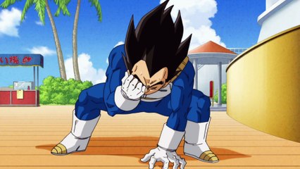 Vegeta Transforms agains Beerus Greek HD