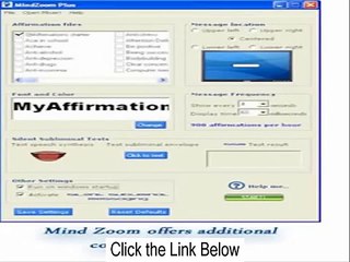 Mindzoom Subliminal Affirmations Software Review