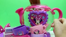 Minnie Mouse Bowtique Tea Playset Disney Junior Mickey Mouse Toys Juego de Té Plastilina