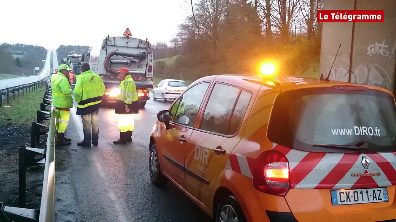 RN12. Les travaux de remise en état se poursuivent à Belle-Isle-en-Terre